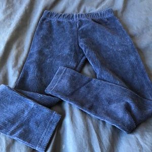 NWOT Hanna Andersson Navy Blue velour legging